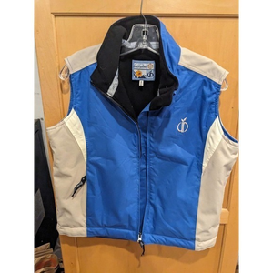 Nectarine Nylon Vest Soft‎ Shell Fleece Lined Light Weight Blue Woman’s Medium